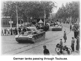 German tanks in Toulouse